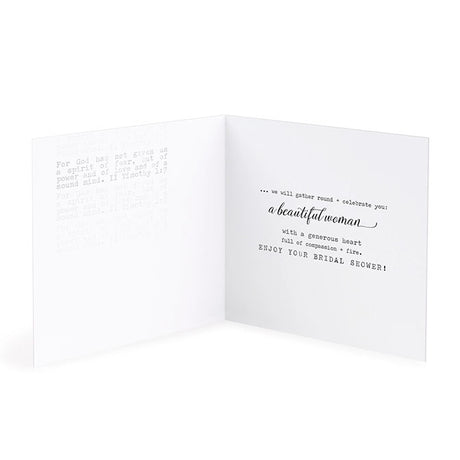 Hipster Bride Wedding Shower Card