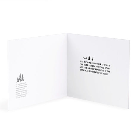Manly Things Birthday Card