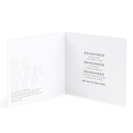 Remember Sympathy Card