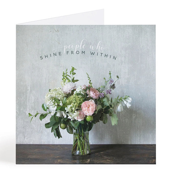 Shine From Within Faithful Servant Card