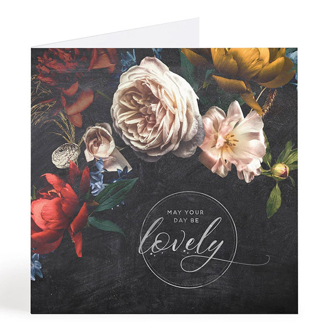 Victorian Florals Birthday Card