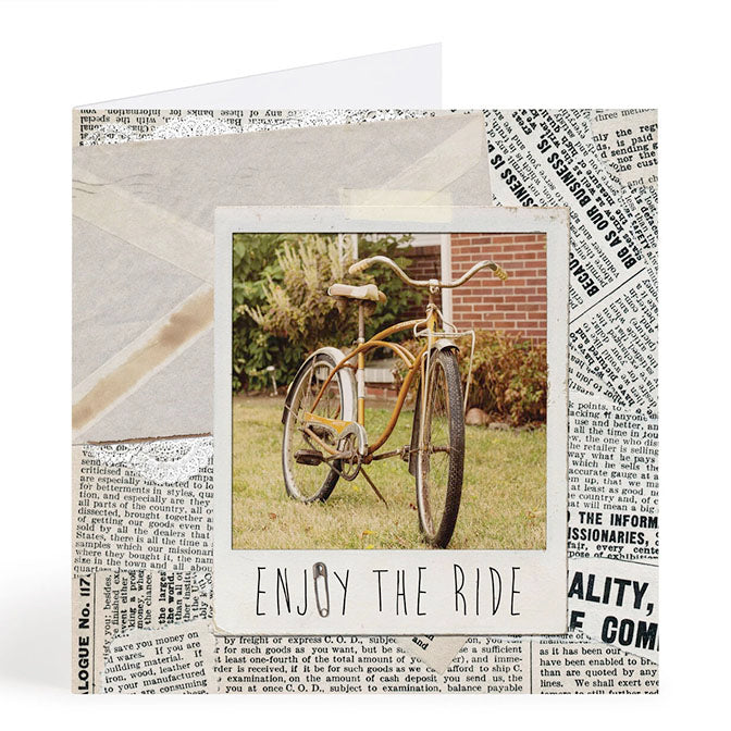 Vintage Bike Birthday Card