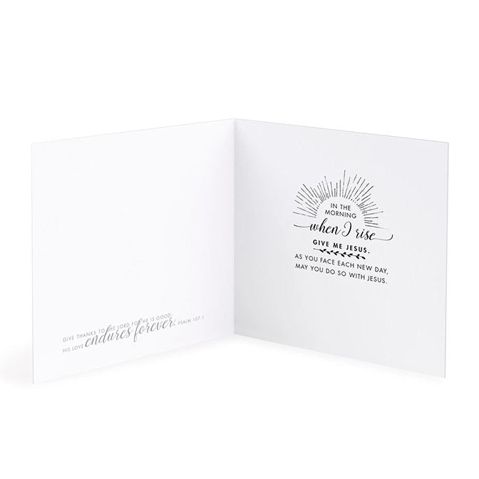 When I Rise Get Well / Encouragement Card