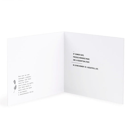 White Church Sympathy Card