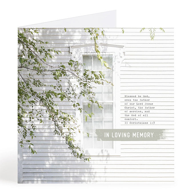 White Church Sympathy Card