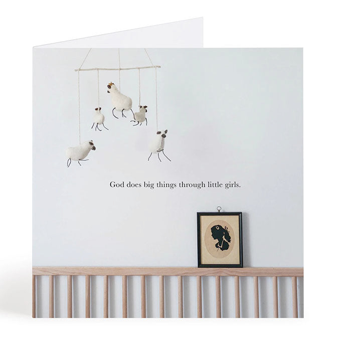 Dancing Sheep Congratulations Card