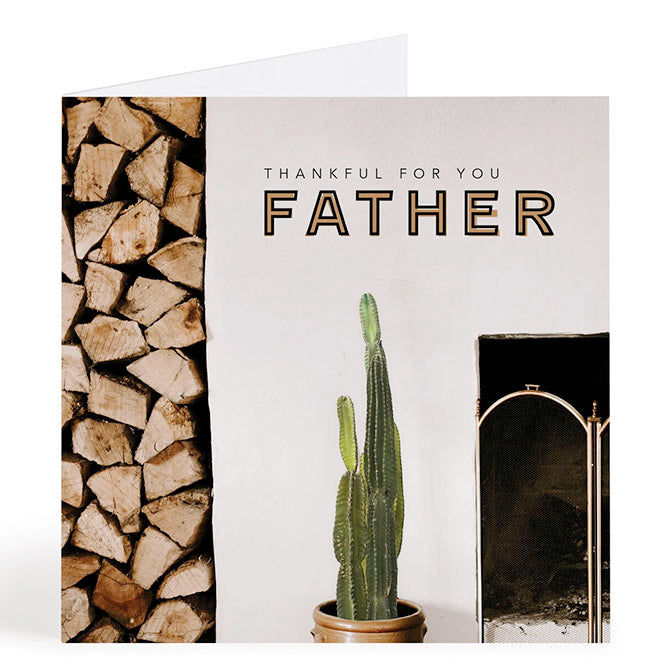 Firewood Fathers Day Card