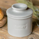 Cafe Matte Collection Butter Bell Crock- Stone Matte