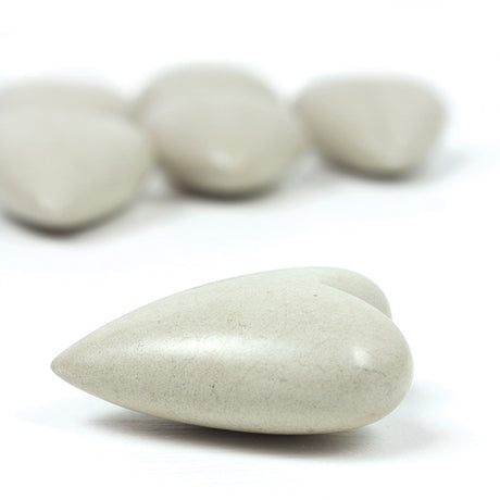 Hand Carved Stone Hearts
