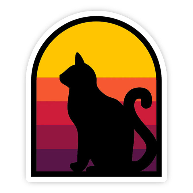 Cat Silhouette Sticker