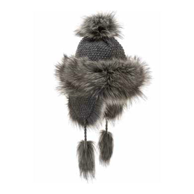 Charcoal Bayka Wool Hat
