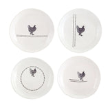 6.5" Chicken Plates Set