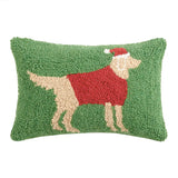 Christmas Golden Dog Hook Pillow