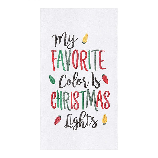 Christmas Lights Towel
