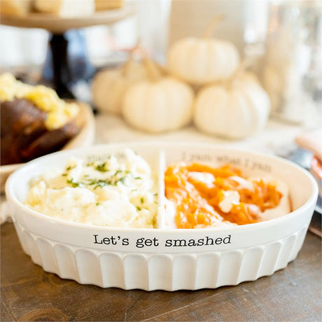 Circa Divided Potato Bowl Set