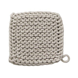 Ginger & Saffron Square Cotton Crocheted Pot Holder