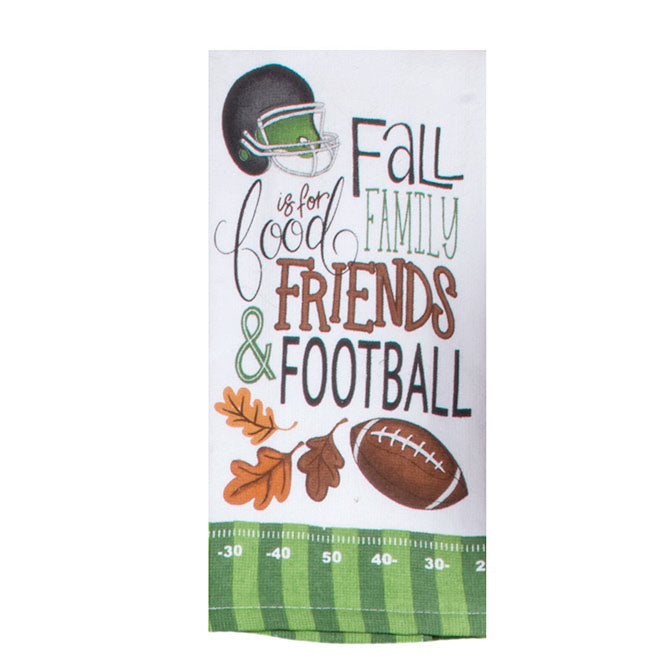 Football Fall Friends Dual Purpose Terry Towel