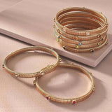 Florence Skinny Watch Band Bangle in Blue