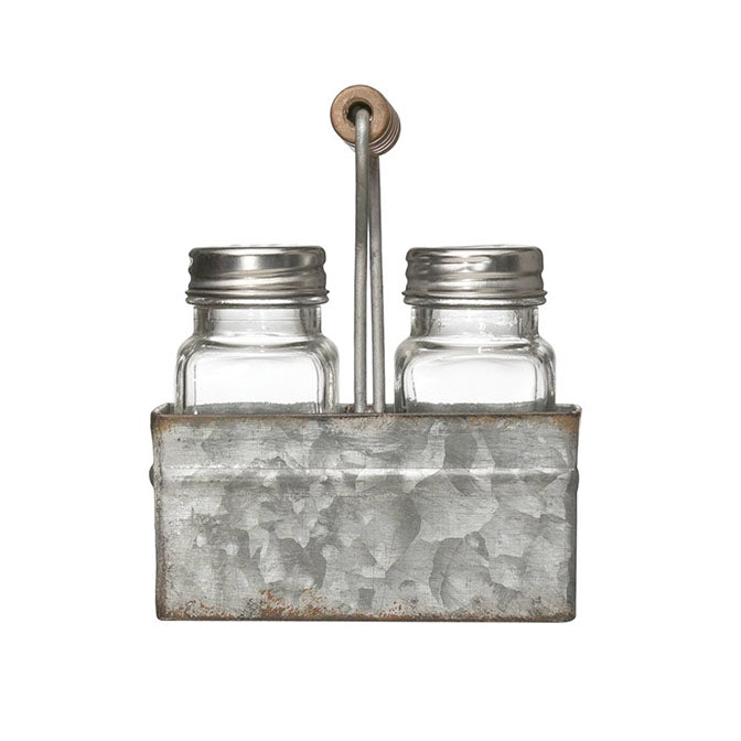 Glass Salt & Pepper Shakers