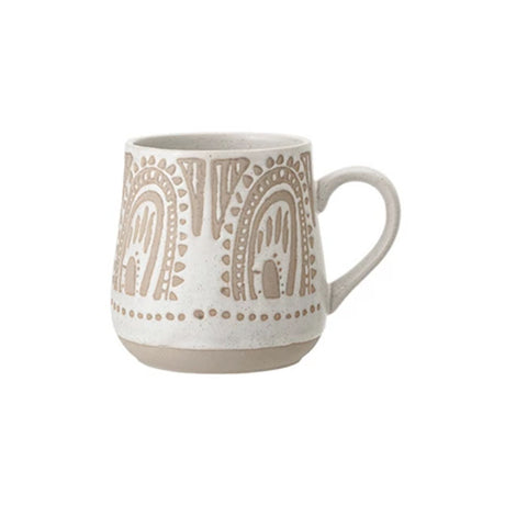 Hand-Painted Stoneware Mug
