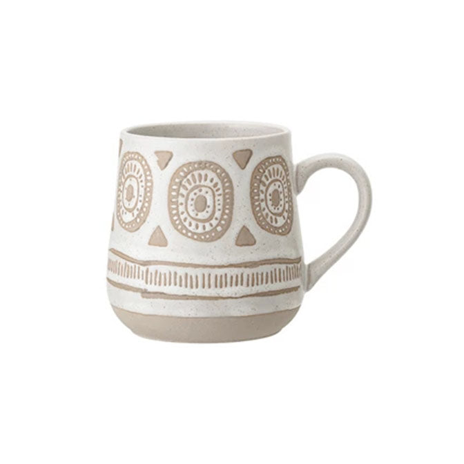 Hand-Painted Stoneware Mug
