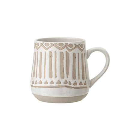 Hand-Painted Stoneware Mug