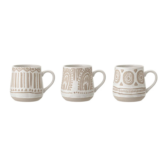 Hand-Painted Stoneware Mug