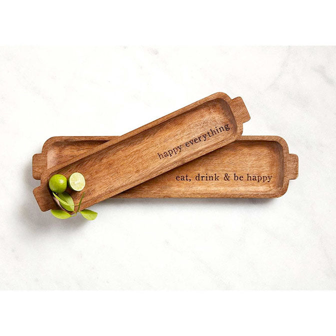 Happy Wooden Trays
