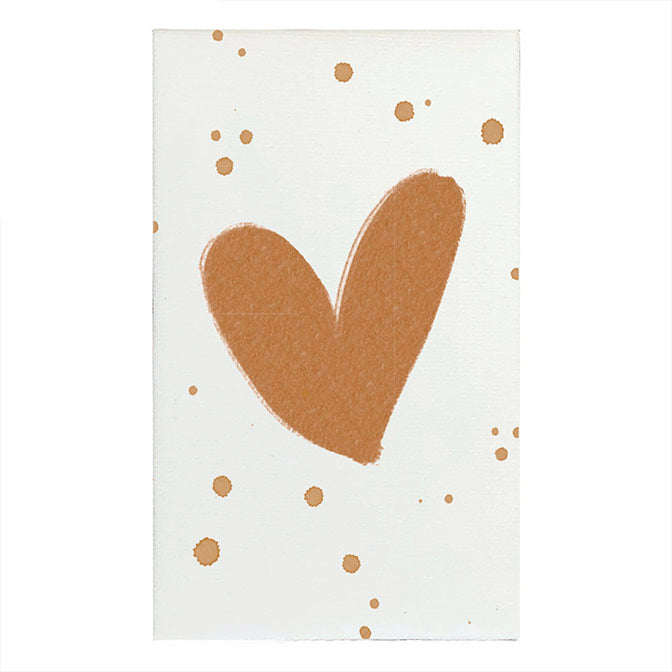 Canvas Magnet Heart Splatter