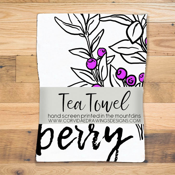 I'm Your Huckleberry Tea Towel