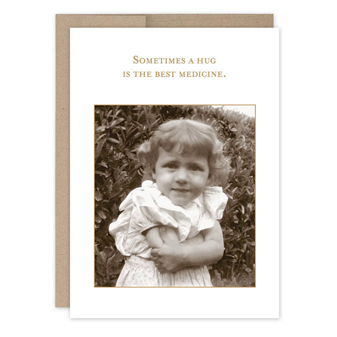 Hug Is Best Medicine Get Well Card