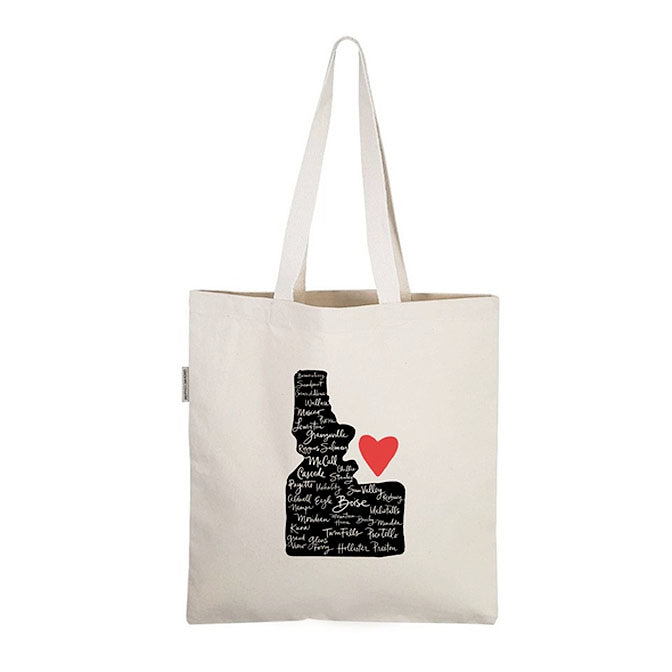 Idaho Cities Tote Bag
