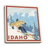 Idaho Downhill Snow Skier