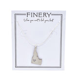 Idaho heart necklace