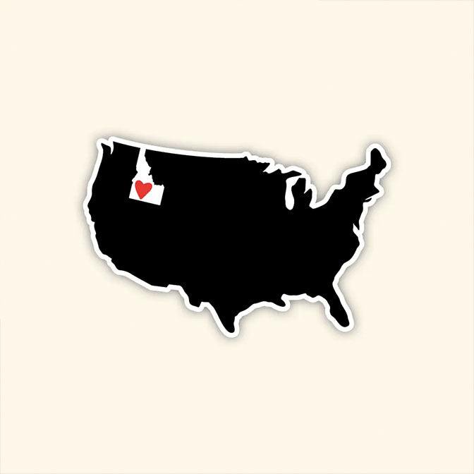 Idaho US Map Sticker