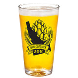 Idaho 208 Craft Beer Pint Glass