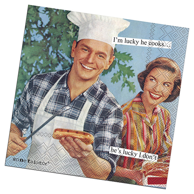 Lucky Cocktail Napkin