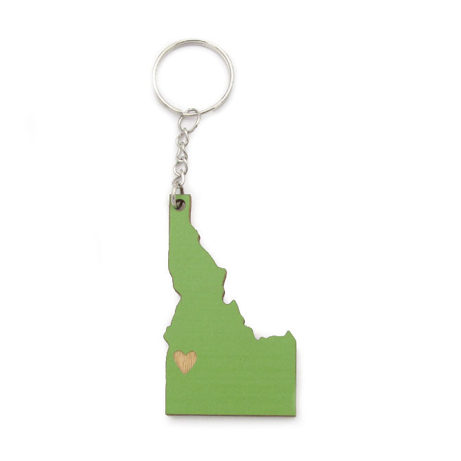 Idaho Heart Keychain
