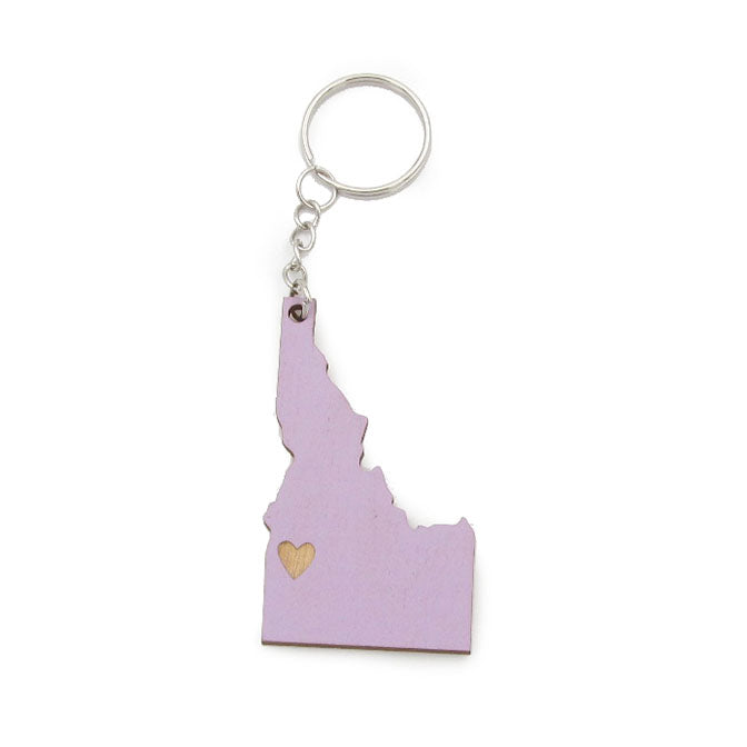 Idaho Heart Keychain