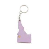 Idaho Heart Keychain