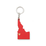 Idaho Heart Keychain