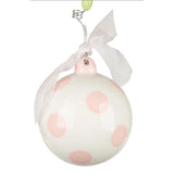 Lamb Baby's First Girl Ornament