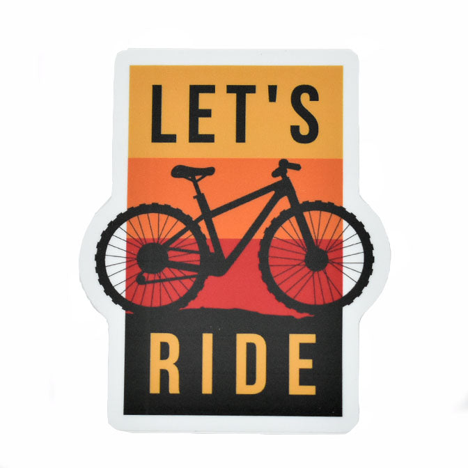 Let's Ride Sticker