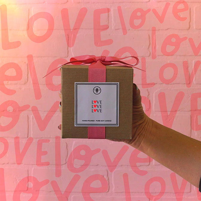 Love, Love, Love Candle