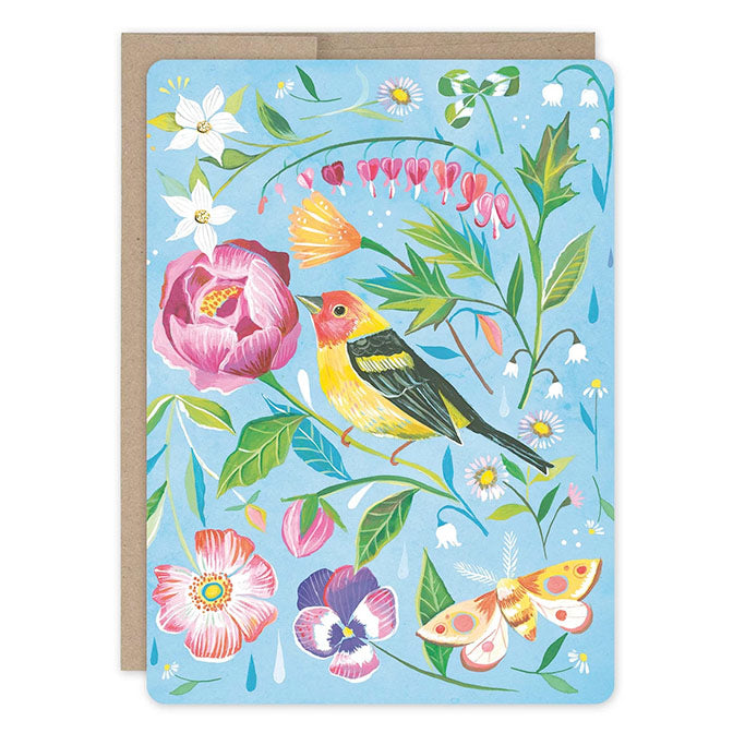 Flora Bird Card