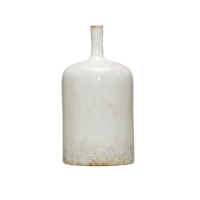 Medium Stoneware Vase, Reactive Glaze