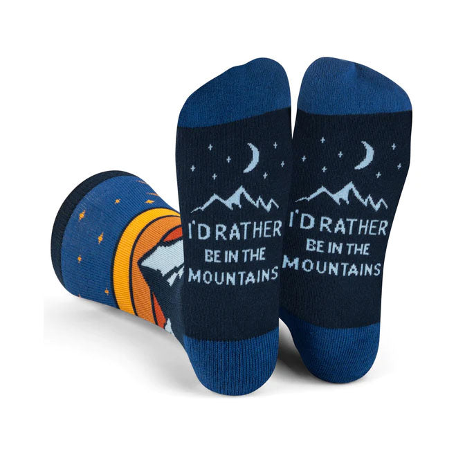 I'd Rather Be In The Mountains Socks