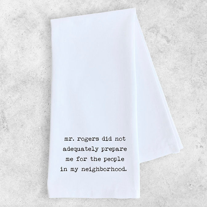 Mr. Rogers... Tea Towel