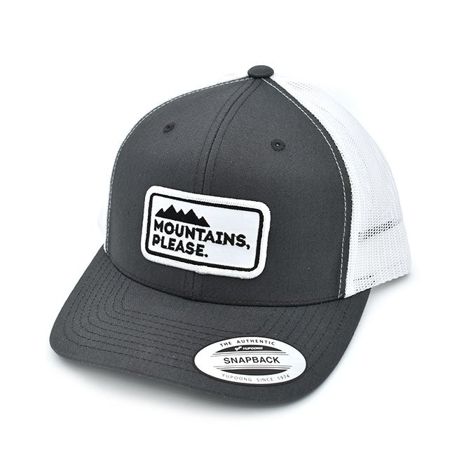 Charcoal Mountains Please Trucker Hat