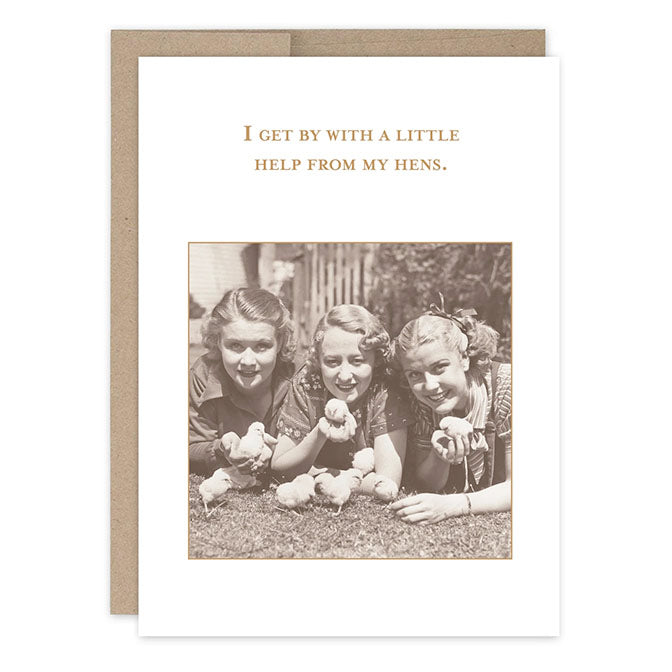 My Hens Friendship Card